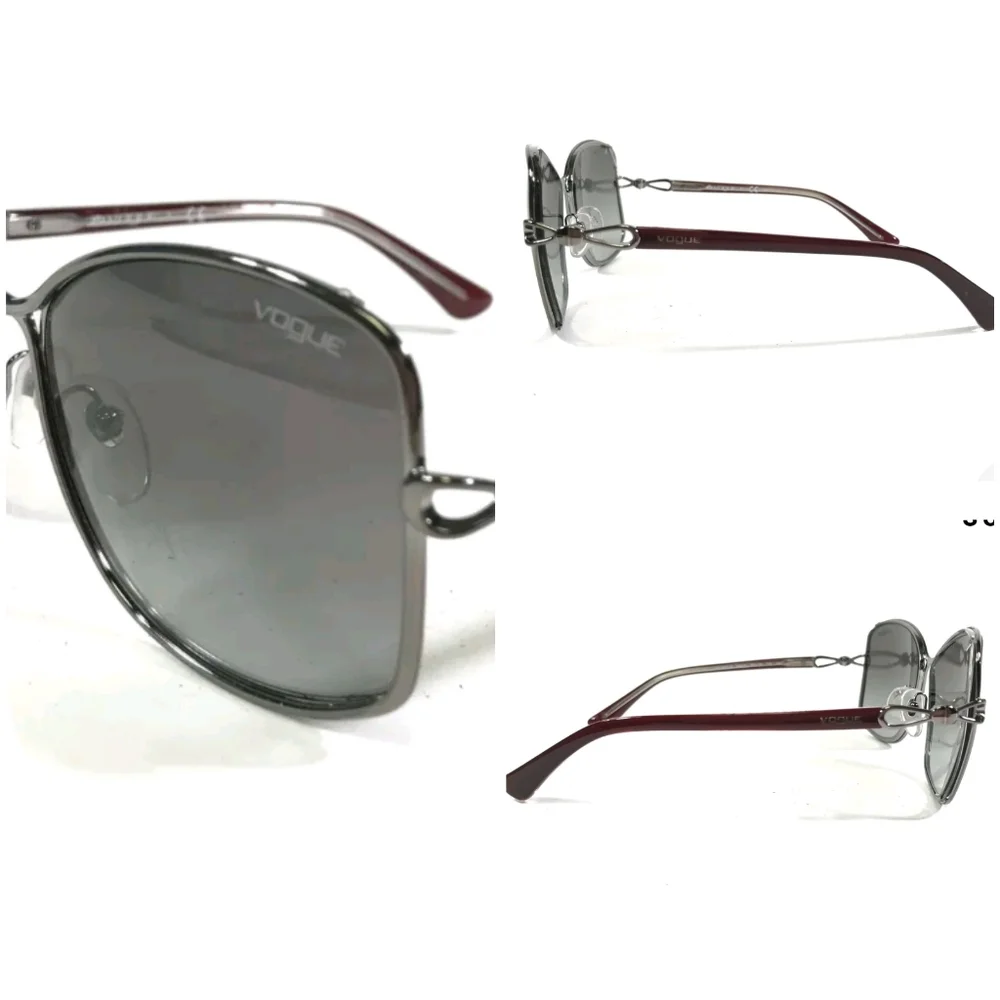 Vogue Large Sunglasses Silver & Red Frames - Picture 6 of 8